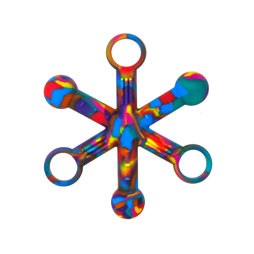 Chewigem Hexichew aux couleurs joyeuses Idéal pour les enfants ayant besoin de mâcher au lit pour sevrer la tétine.