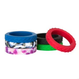 Bracelet à mâcher Chewigem Tread – bracelet à structure embossée, aide à l’autorégulation et au besoin de mâcher