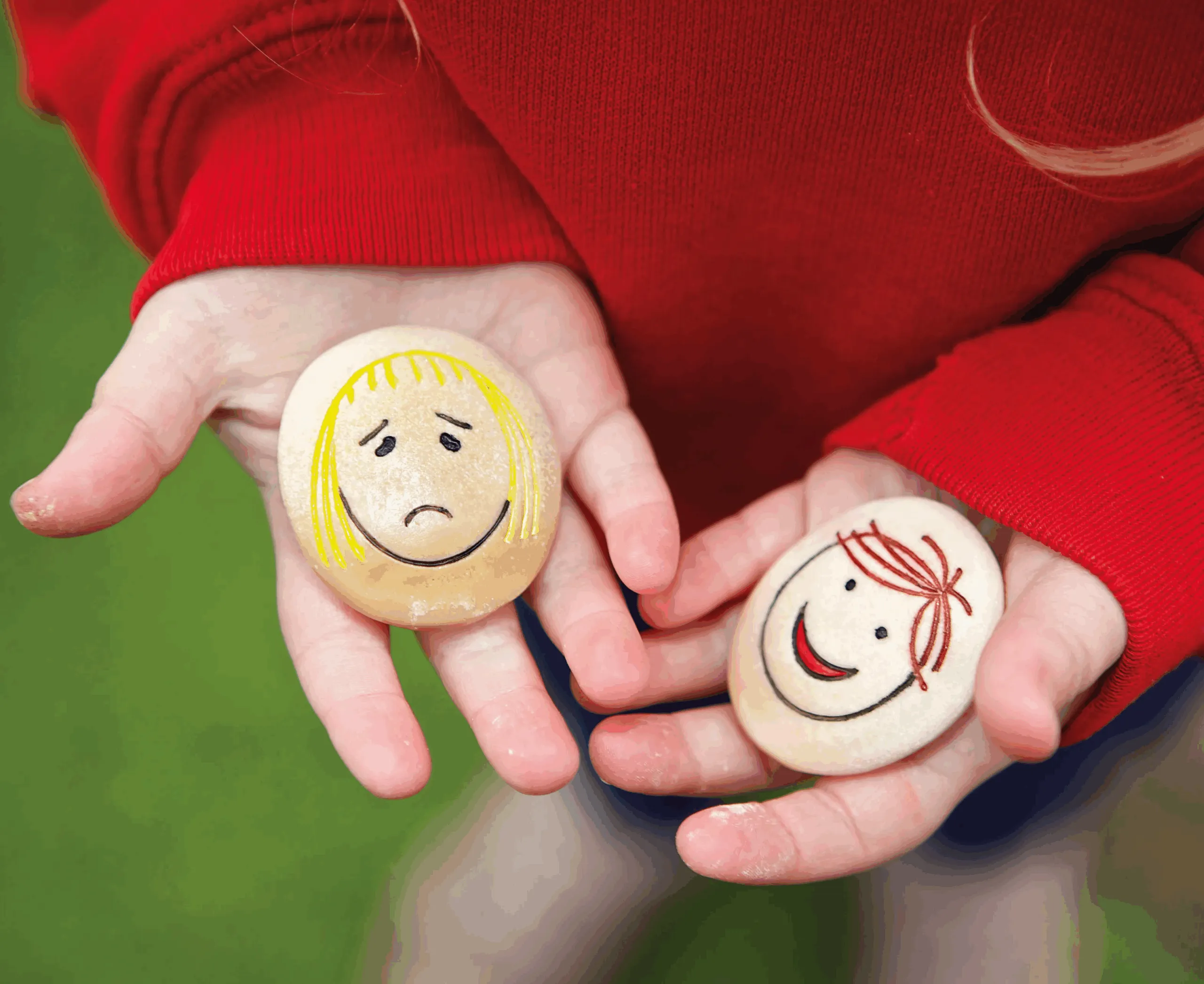 Le jeu de pierres d’émotion rend les sentiments perspicaces et négociables pour les enfants. Les enfants apprennent à reconnaître les émotions de base. Un bel ensemble pour les entraîneurs d’enfants.