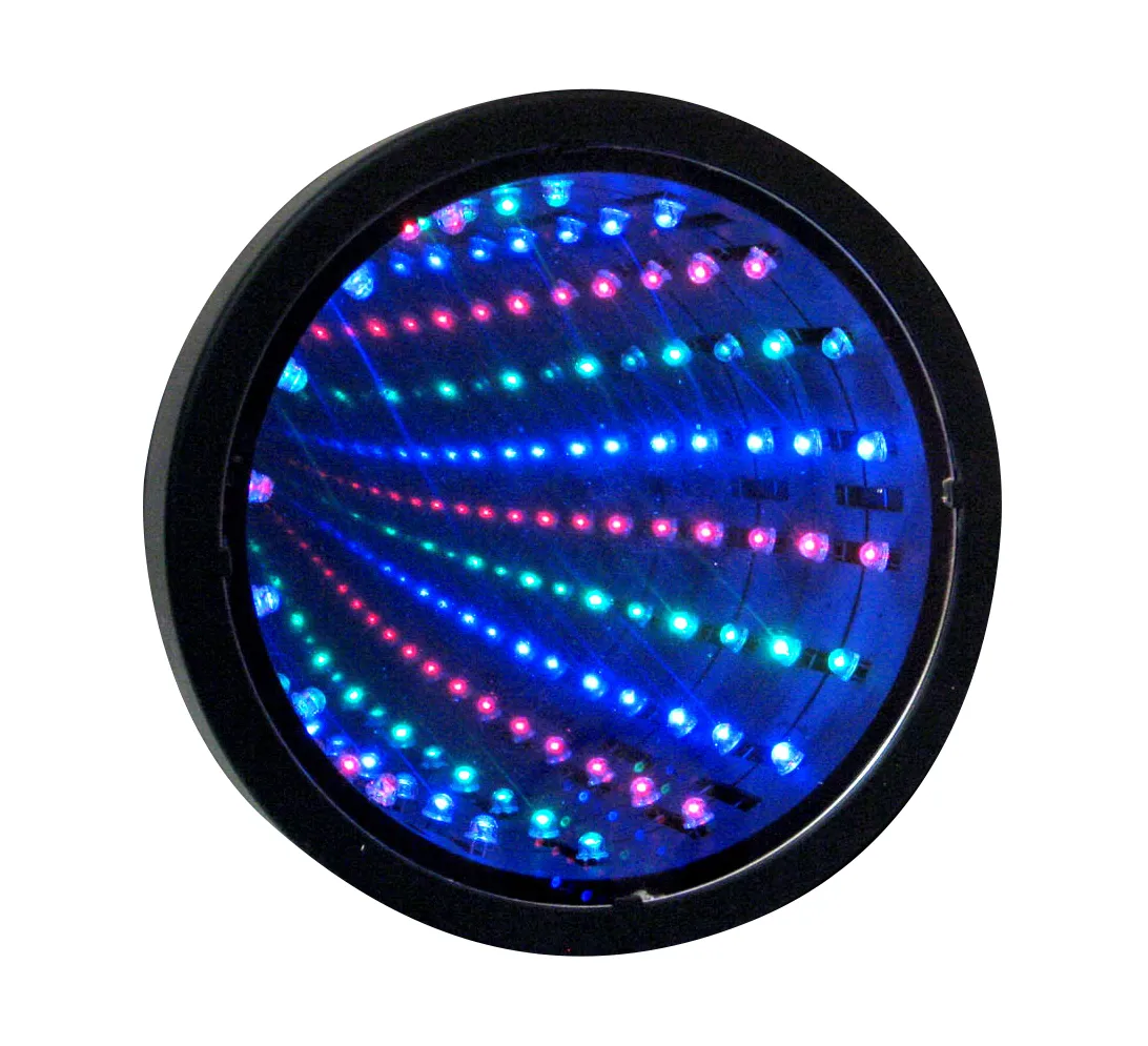 La lampe tunnel miroir infini est fascinante pour les jeunes et les moins jeunes atteints d’autisme, de TDAH ou de déficience (visuelle).