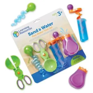 Encouragez le jeu sensoriel avec le sable et l’eau grâce à ces excellentes qualités des ressources d’apprentissage