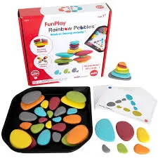 Fun Play rainbow stones est un bel ensemble de jouets éducatifs de la marque Edx Education.