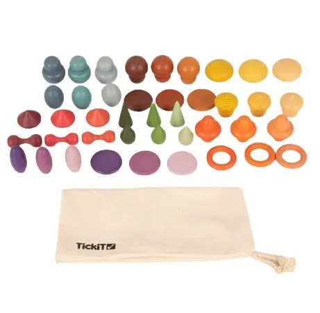 L’ensemble de matériel de jeu en bois est du matériel éducatif pour apprendre, trier et compter les couleurs. Mais aussi utile pour le jeu de pièces détachées.