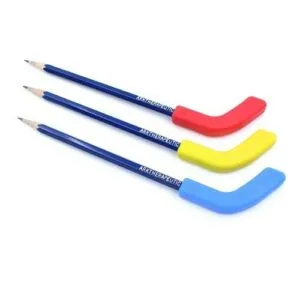 Le bâton de hockey 0 pencil topper est vraiment le plus beau bouchon à mâcher pour les enfants qui sont fans de hockey et qui mâchent des crayons