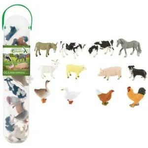 Mini animaux,collectionner des mini-animaux,figurines de jeu,pièces mobiles,table thématique