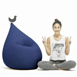 Le pouf Terapy Elly est la pièce maîtresse de la famille des poufs de terapy. La particularité de ce pouf est que vous pouvez le placer en forme de goutte.
