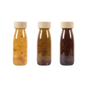 Bouteilles sensorielles Petit Boum 3-pack Earth – stimulent les sens, la concentration et la curiosité
