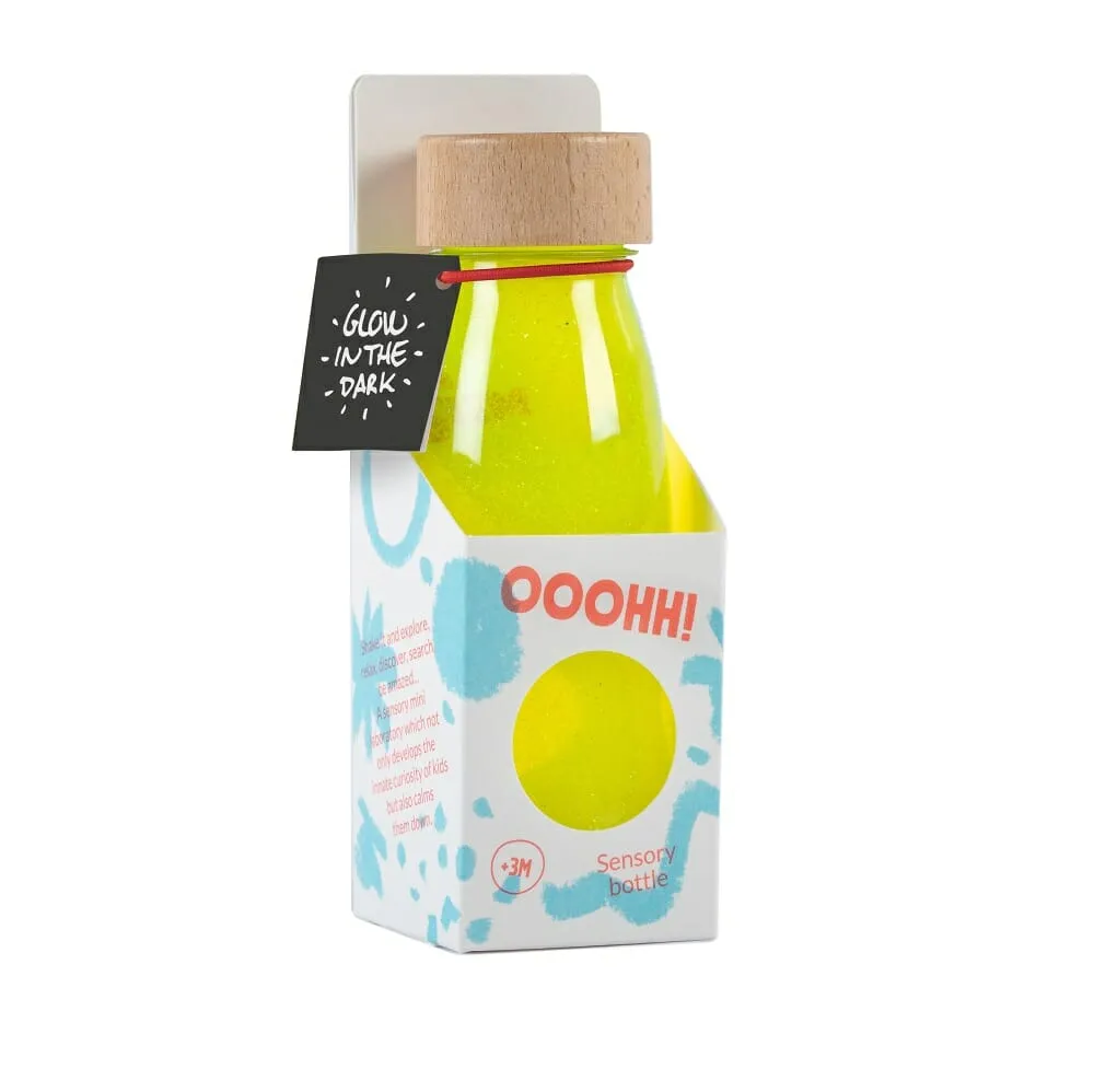 bouteille sensorielle de petit boum, laissez votre enfant se détendre, mais peut aussi être stimulante