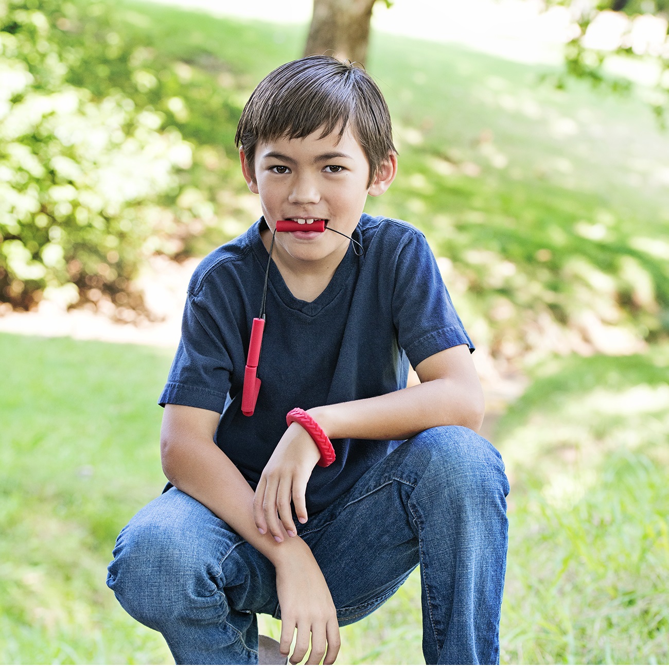 Chewigem Chubes bijtketting – losse buisjes, kan aan hoodie bevestigd worden, voor kinderen met ADHD en kauwbehoefte