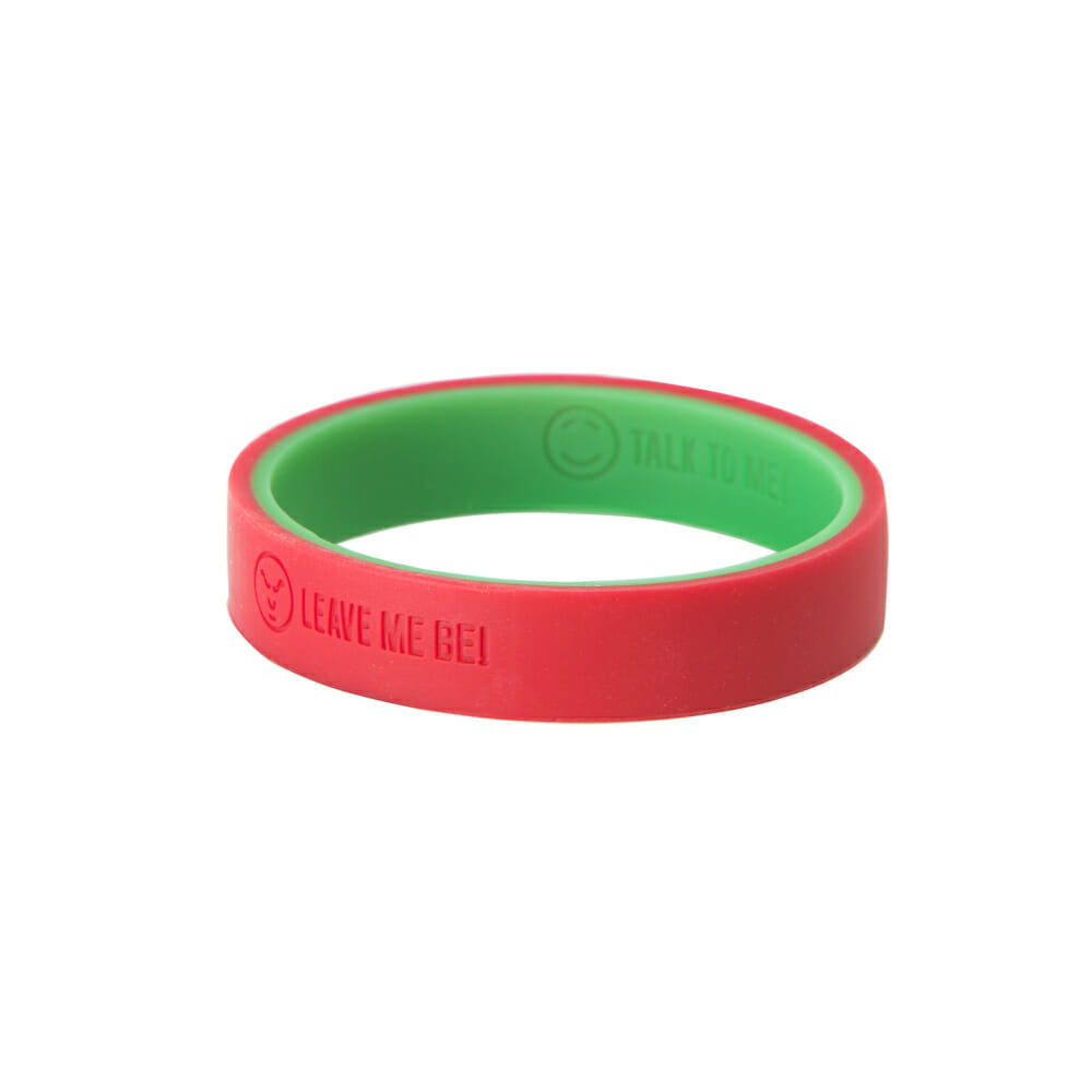 Bracelet Chewigem Emotion pour adultes, idéal pour les personnes en situation de handicap souhaitant exprimer leurs sentiments sans paroles.