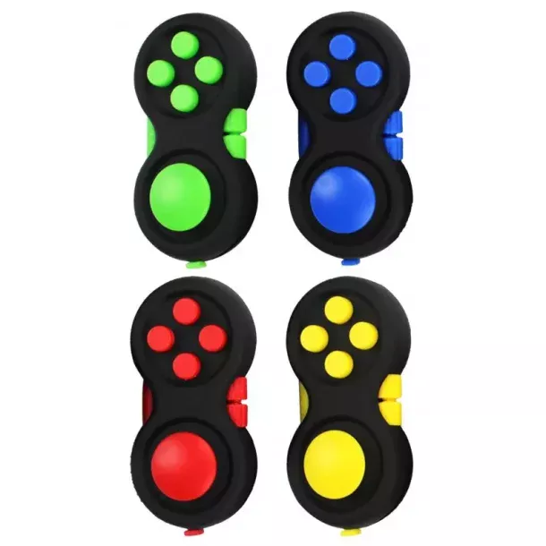 Tapis antistress – jouet compact anti-stress avec multiples fonctions de clic, de pivot et de glissière pour la concentration et la détente