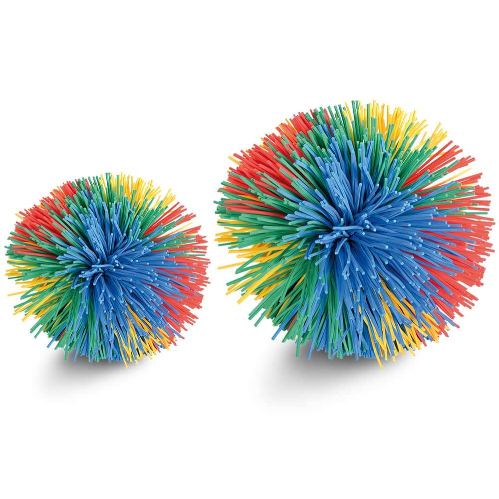 Une boule à pompons est idéale pour s’agiter et apaiser le cerveau