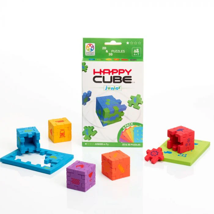 Happy cube junior, la version junior du casse-tête Happy cube original