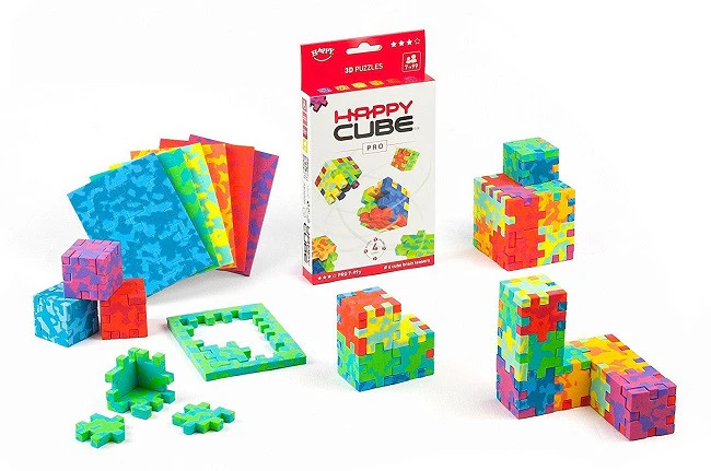 De Happy Cube pro is een uitdagende versie van de Happy cube original, laat je hersenen kraken met deze puzzel.