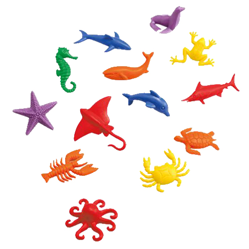 Cet ensemble d’animaux aquatiques est un matériau de développement idéal. Utilisez les animaux aquatiques avec nos pincettes pour pratiquer la motricité fine en triant.