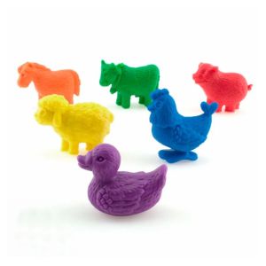 Met de boerderijdieren leer je kleuters tellen, sorteren en eenvoudige rekensommen. De boerderij dieren set is geweldig educatief speelgoed voor kleuters.