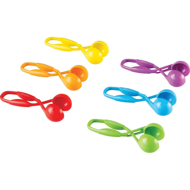 Met de Squeezy Tweezers (grijpers) oefen je spelenderwijs de hand- en spierkracht van je kind en stimuleer je de ontwikkeling van de fijne motoriek.