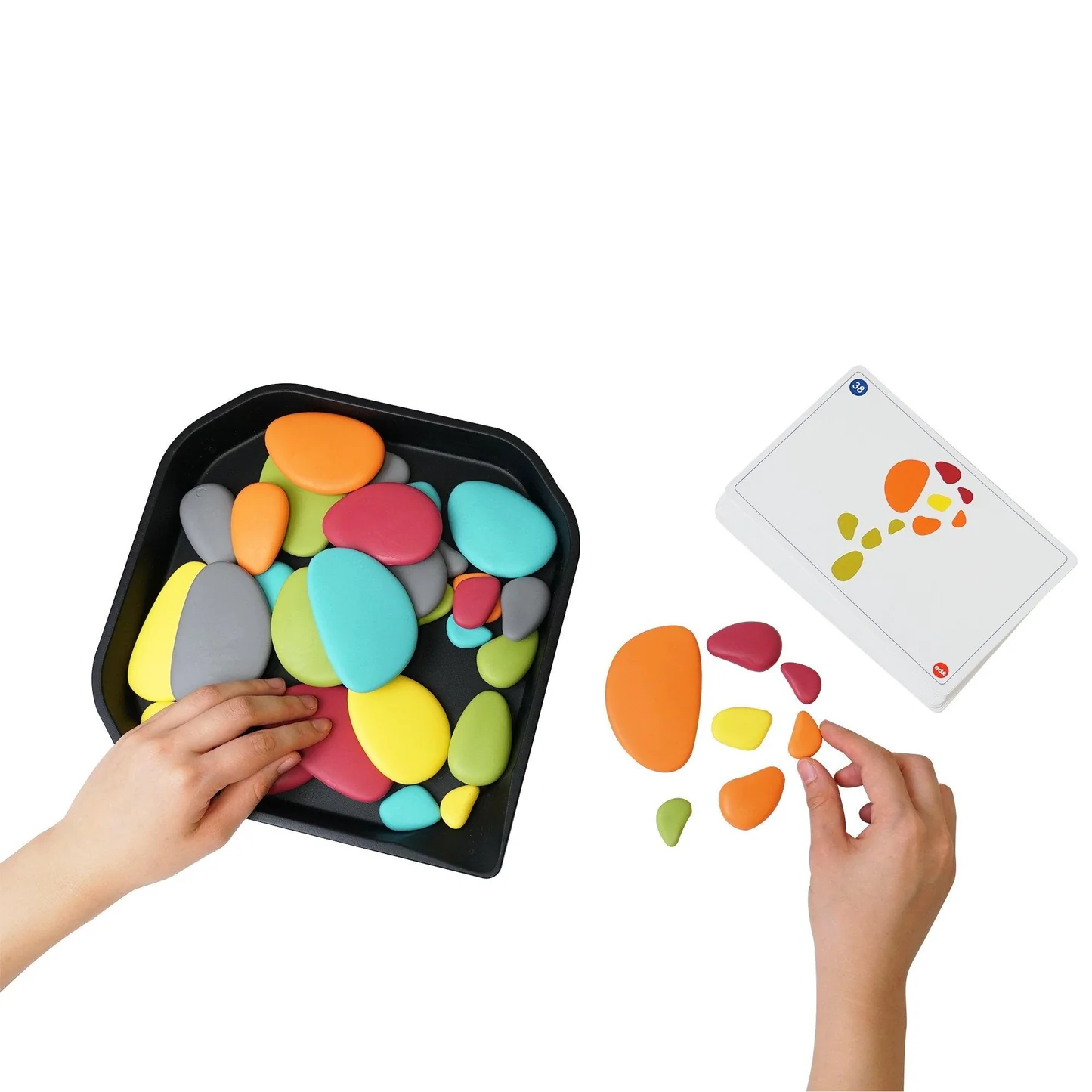 Fun Play regenboog stenen is een mooie set educatief speelgoed van het merk Edx Education.