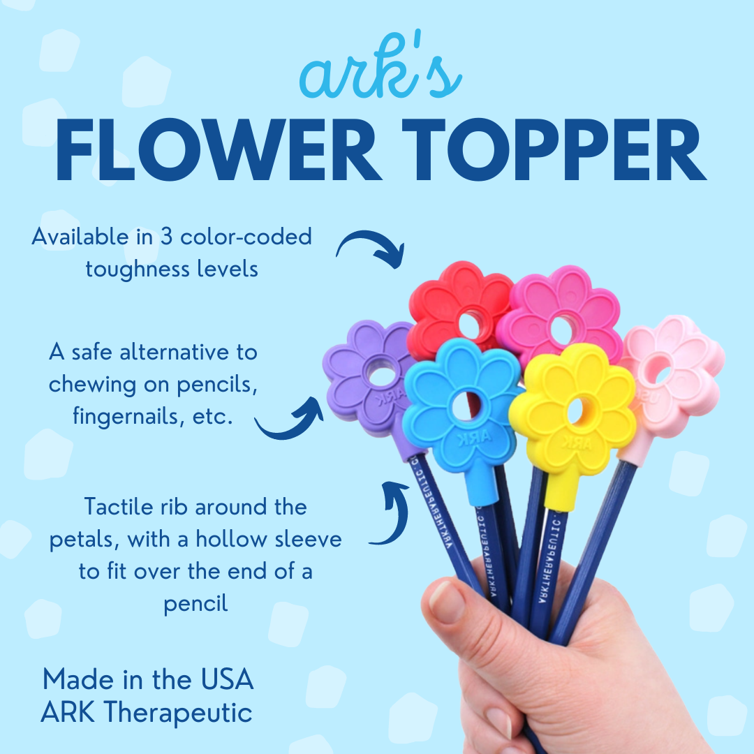Ark Flower Topper est un topper de crayon pour votre crayon. C’est une bonne alternative pour les enfants qui mâchent ou mordent des crayons et des stylos