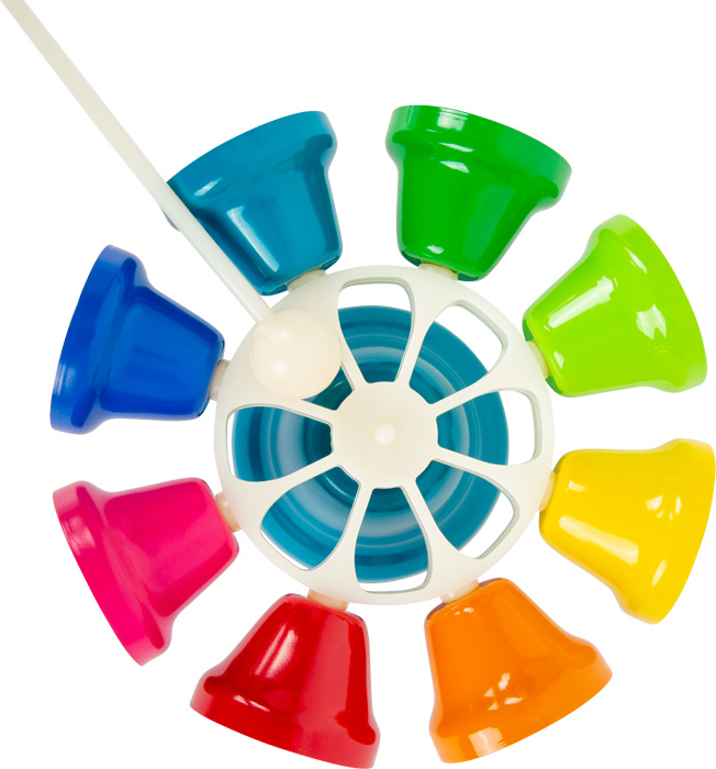 Cloches Carousel – cloches codées par couleur pour la musique, le rythme et la créativité chez les jeunes enfants