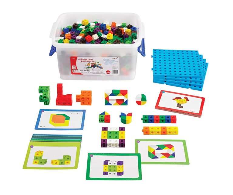 cubes de comptage arc-en-ciel pour les enfants. cubes unifix pour créer des  feuilles de calcul mathématiques et des jeux pour les enfants. ressource  éducative 11885058 Art vectoriel chez Vecteezy