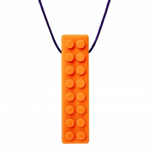 Ark therapeutic chewing bijoux brique est une chaîne à mâcher lego dur