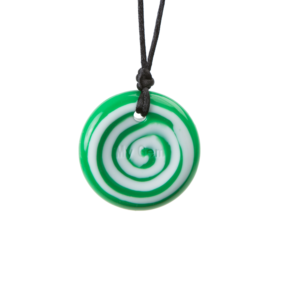 Chewigem Buttons bijtketting – stevige kauwketting voor jongens en meiden, kleurrijk sensorisch sieraad in lolly-stijl