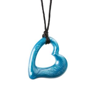 chewigem miller heart is een hartvormige kauwketting voor meiden met autisme met kauwbehoefte