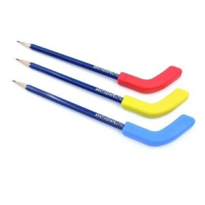 Le bâton de hockey 0 pencil topper est vraiment le plus beau bouchon à mâcher pour les enfants qui sont fans de hockey et qui mâchent des crayons