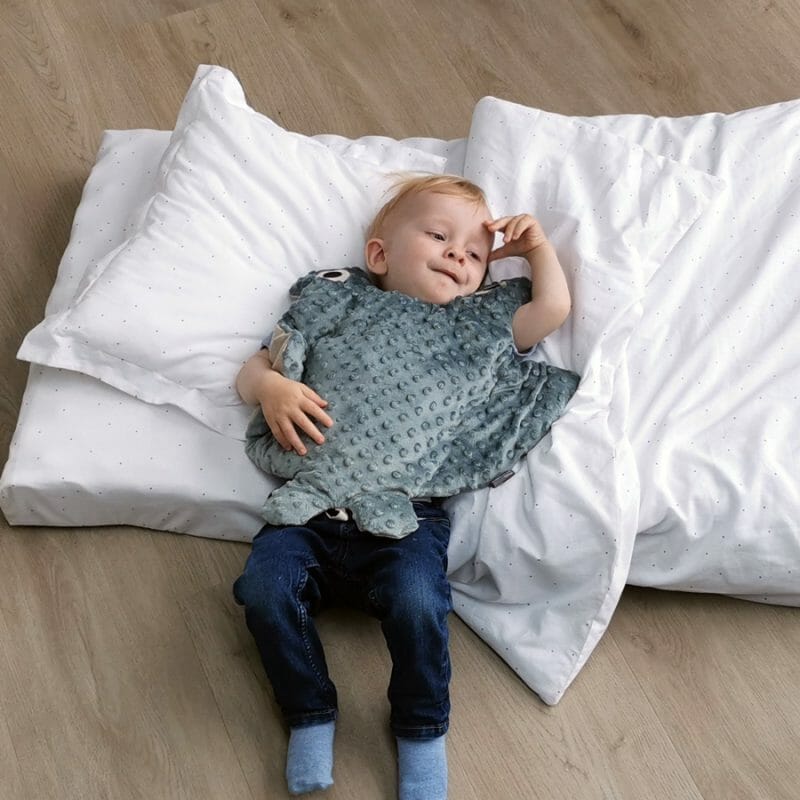 La raie pondérée aide les enfants ayant des problèmes de sommeil. Le poids offre à votre enfant la sécurité et la sûreté.