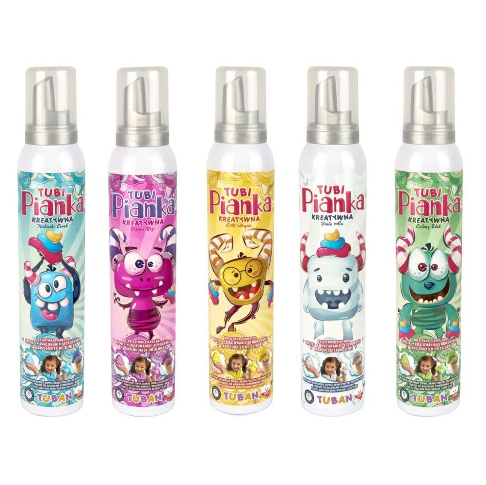 Tubi Foam est une mousse pour le bain qui se sent colorée et agréable et met votre enfant au défi de jouer de manière créative et sensuelle.
