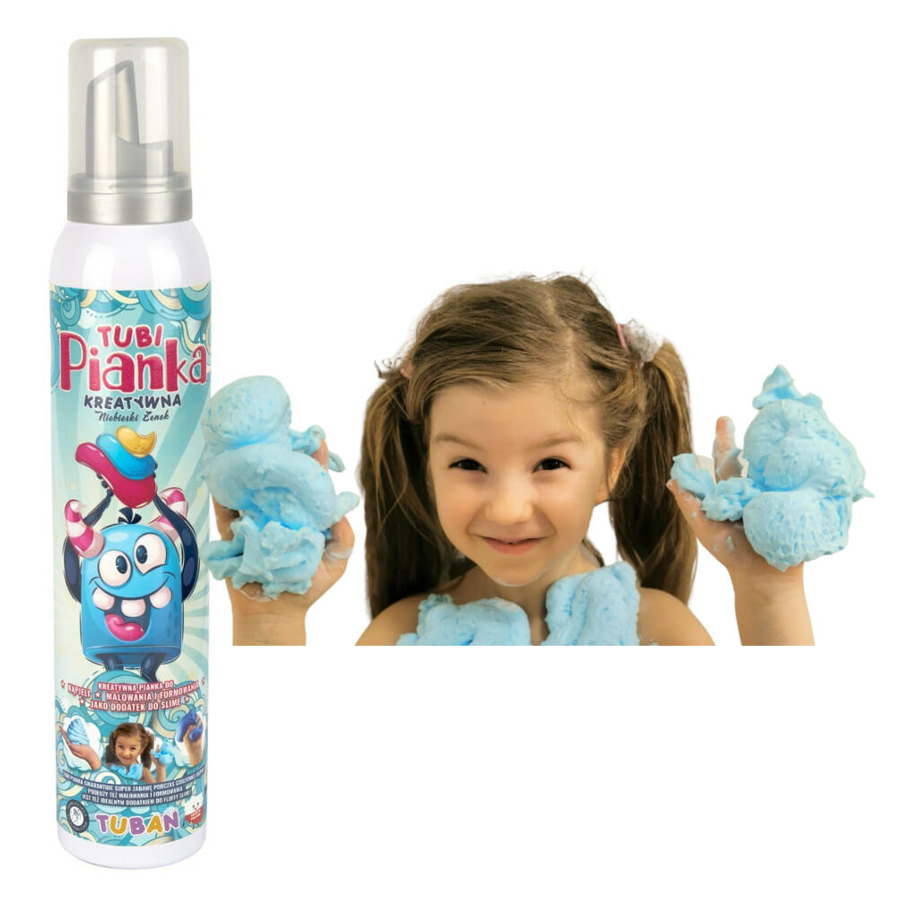 Tuban a une grande mousse pour le jeu sensopathique dans le bain. Bien sûr, vous pouvez également offrir cette mousse robuste dans une baignoire à votre enfant pour le déstimider.