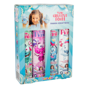La mousse Tubi fournit beaucoup de plaisir de mousse dans le bain, tout comme la mousse folle, vous faites de belles formes avec elle