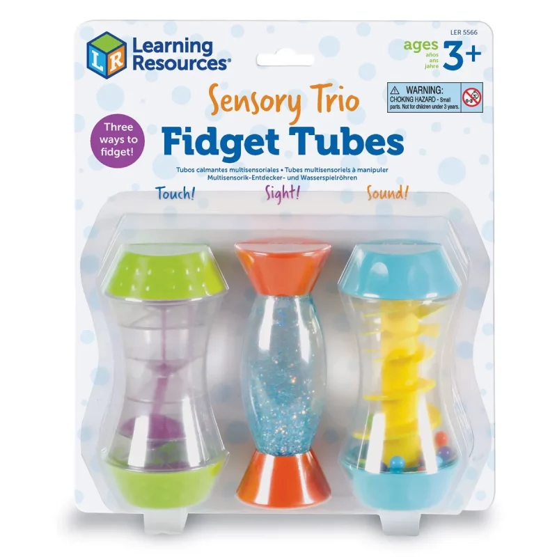 Les tubes sensoriels Fidget de Learning Resources sont un jouet stimulant pour les jeunes enfants