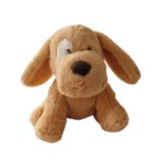 Un chiot chaud et câlin au parfum de lavande et pesant 1 kg aide les enfants à se déstimuler.
