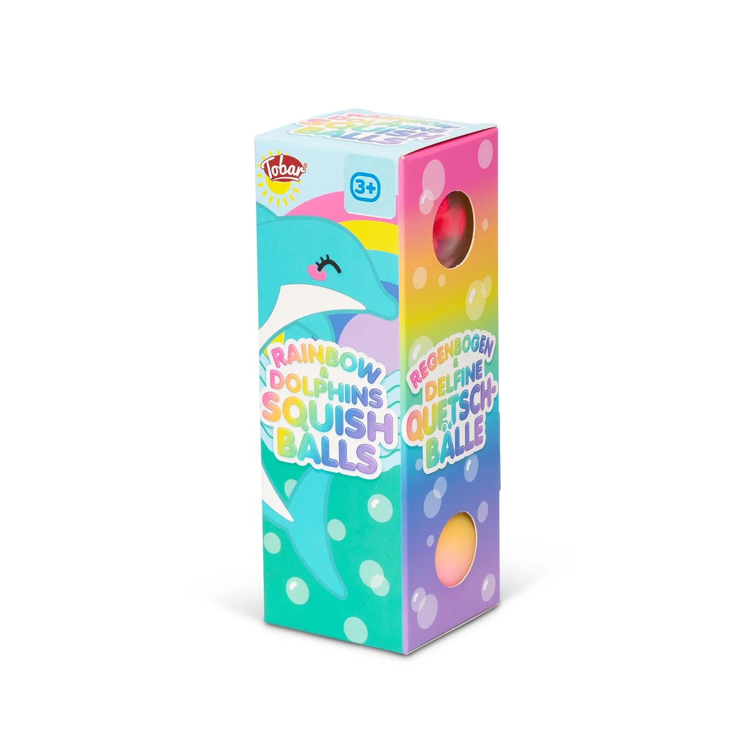 Balle anti-stress spongieuse pour s’amuser, emballage cadeau super mignon