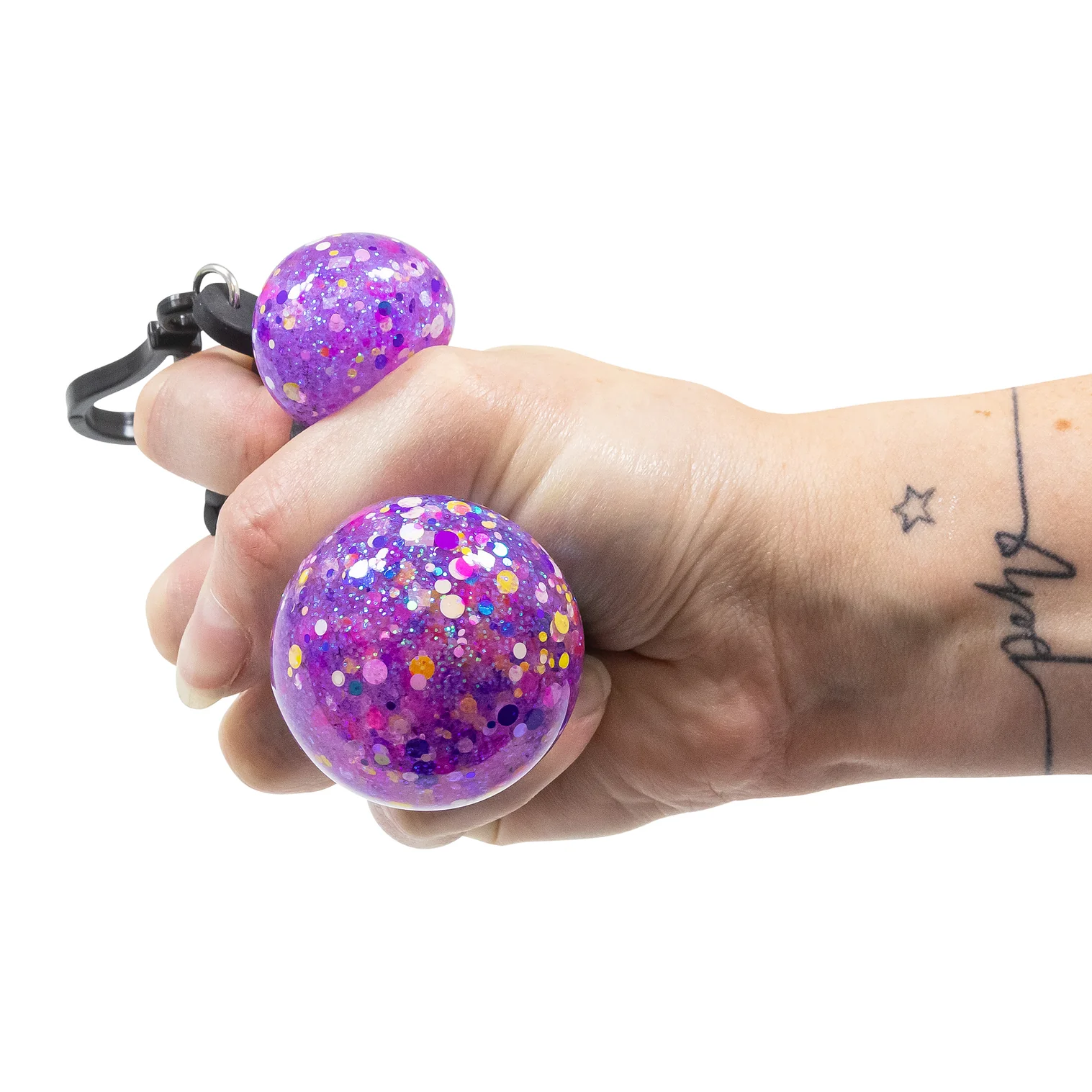 Découvrez le porte-clés à bille spongieuse, ayez toujours votre jouet à portée de main