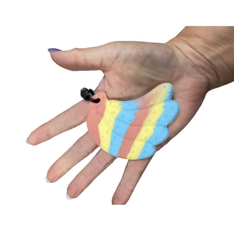 Ensemble de 5 chaînes à morsures comprenant étoiles, poire, cactus et banane, avec cordon de cou réglable et clip de sécurité pour un usage sûr