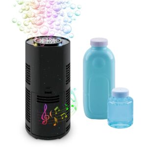 Machine à bulles pour enfants avec des bulles colorées, des effets lumineux et sonores