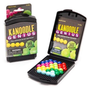 Découvrez Kanoodle® Genius, le jeu de logique ingénieux avec plus de 200 énigmes 2D et 3D. Entraînez votre cerveau, améliorez votre concentration et profitez du plaisir sans écran. Pour les enfants à partir de 8 ans et les adultes !