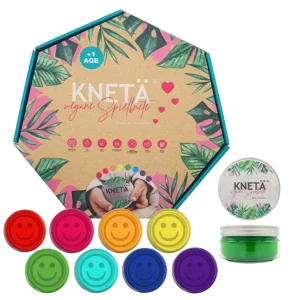 La pâte à modeler Knetä est exempte de substances nocives et idéale pour les enfants dès 1 an. Facile à pétrir, stimulant pour la créativité et agréable à sentir.