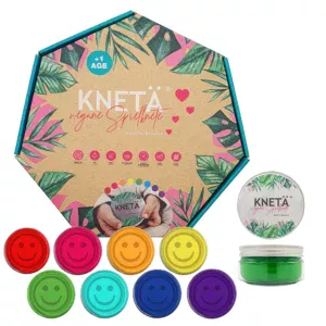 La pâte à modeler Knetä est exempte de substances nocives et idéale pour les enfants dès 1 an. Facile à pétrir, stimulant pour la créativité et agréable à sentir.