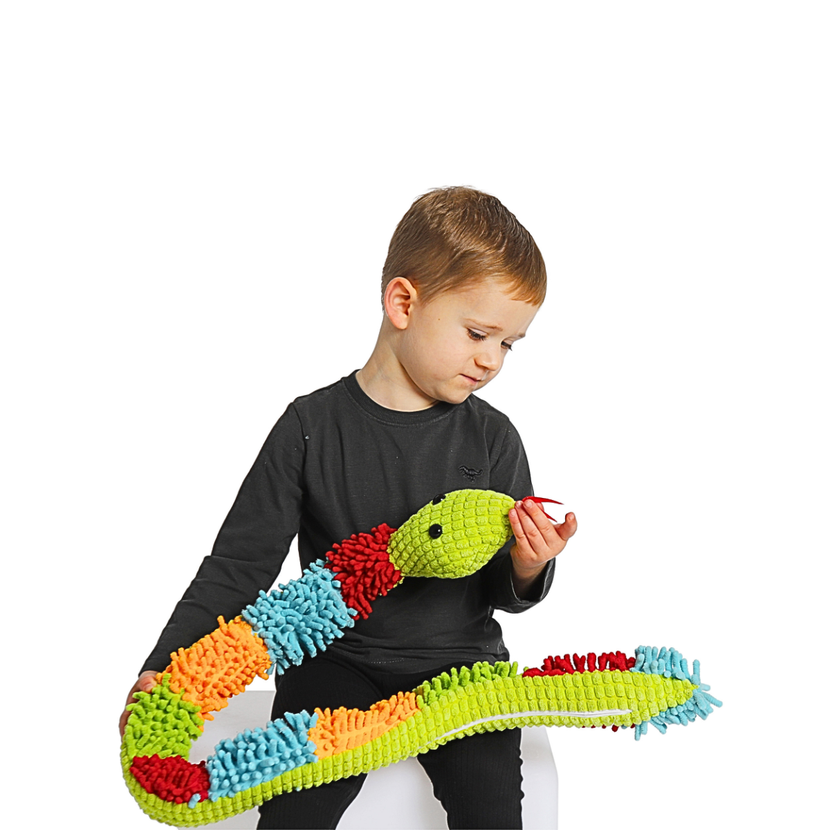 Tuyau sensoriel de 100 cm facile à modeler et à replier.