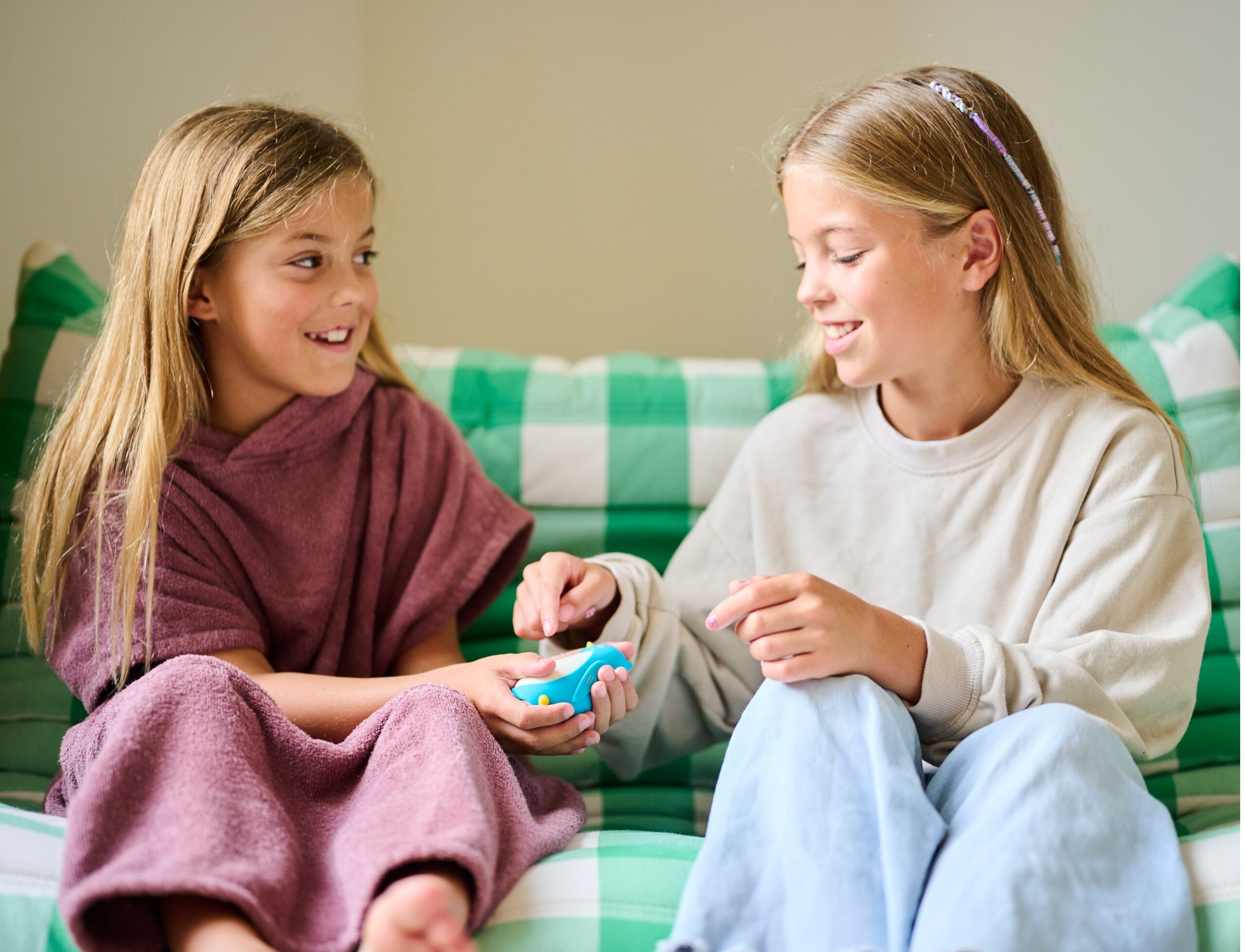 Moonbird Bibi met bewegend buikje voor het volgen van een rustig ademritme