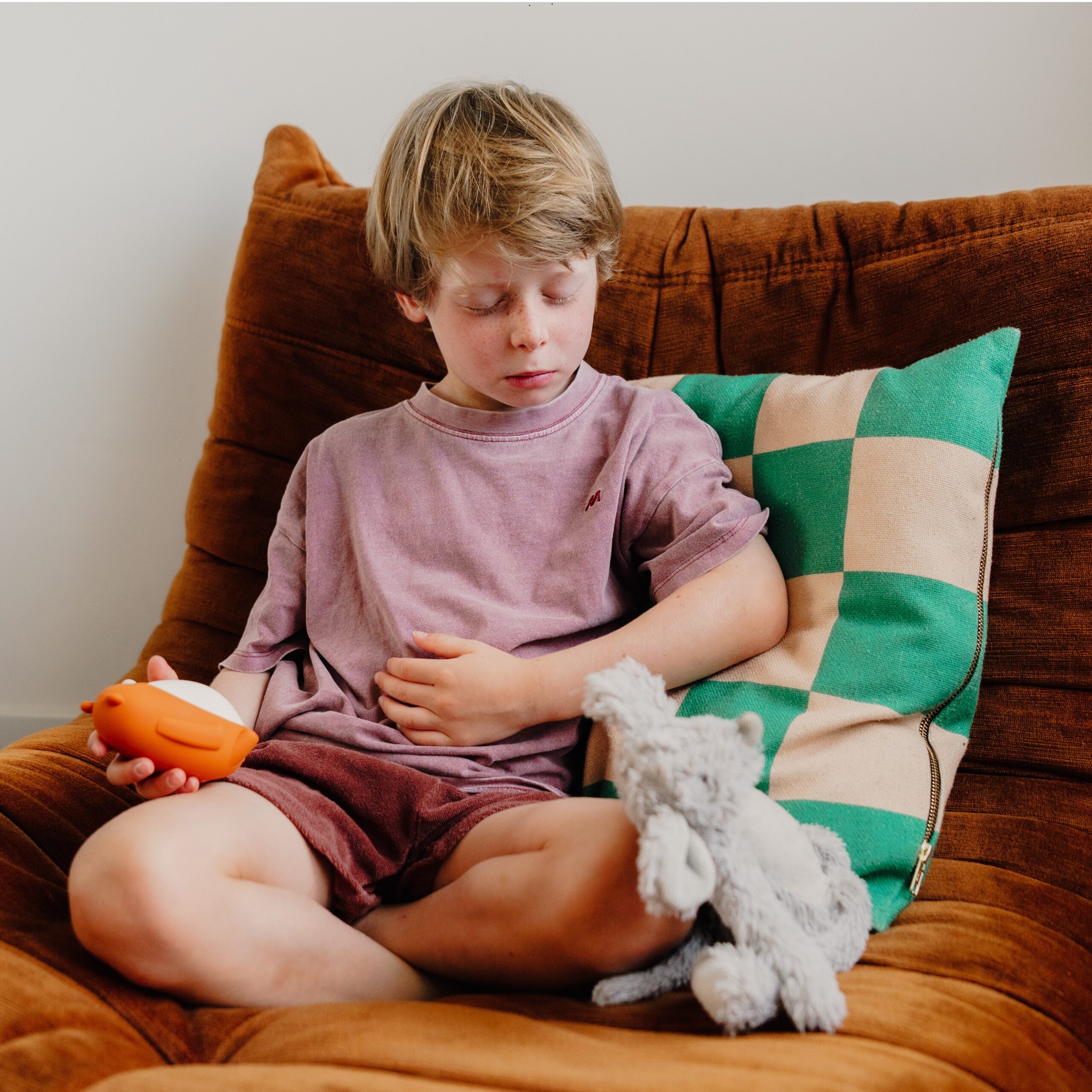 Moonbuddy Barry beer – ademhalingsmaatje voor kinderen bij ontspanning en rust